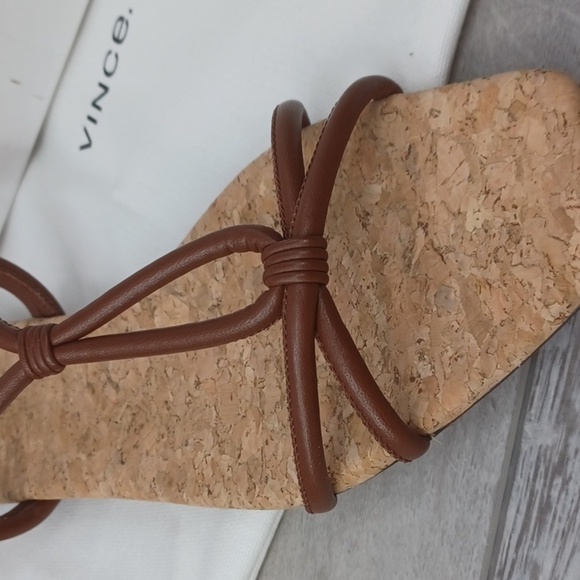 Vince Hazen Cognac Sandal NIB - Picture 3 of 10